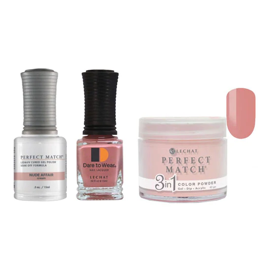 Lechat Dip, Gel, Polish Trio Babydoll #213, 3pc Bundle