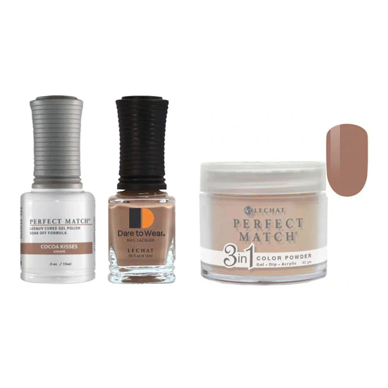 Lechat Dip, Gel, Polish Trio Cocoa Kisses #216, 3pc Bundle