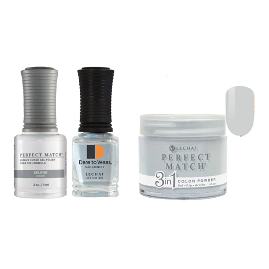 Lechat Dip, Gel, Polish Trio Selene #220, 3pc Bundle