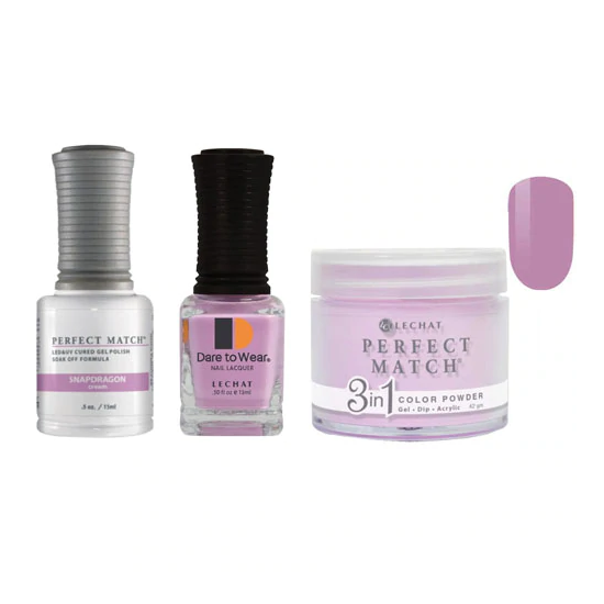 Lechat Dip, Gel, Polish Trio Snapdragon #248, 3pc Bundle