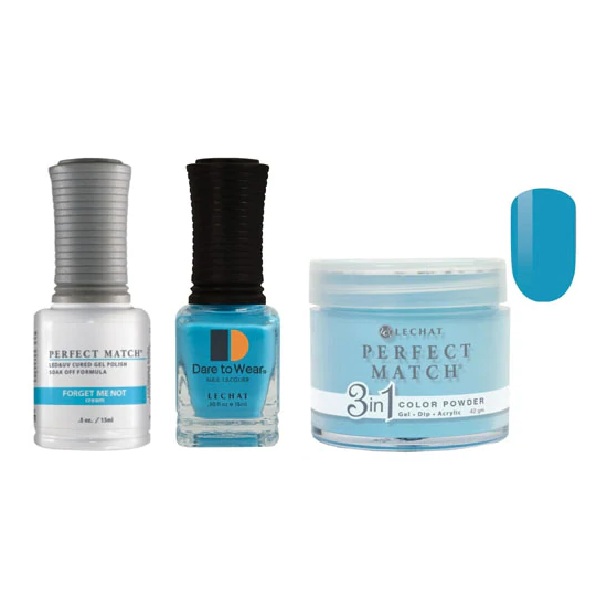 Lechat Dip, Gel, Polish Trio Forget Me Not #251, 3pc Bundle