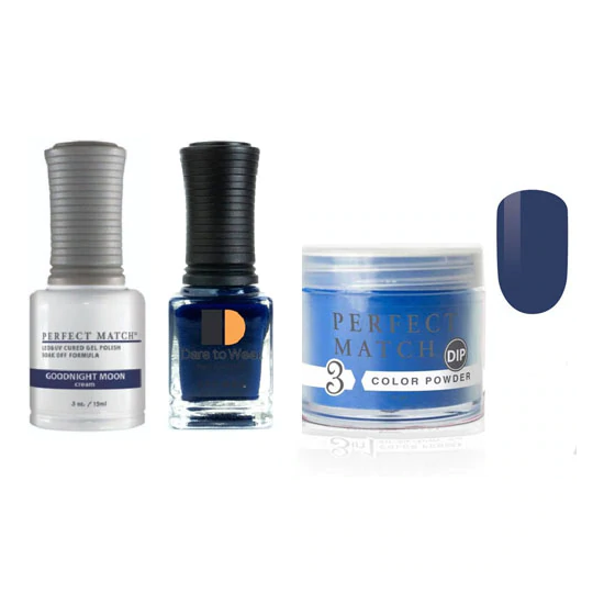Lechat Dip, Gel, Polish Trio Goodnight Moon #261, 3pc Bundle