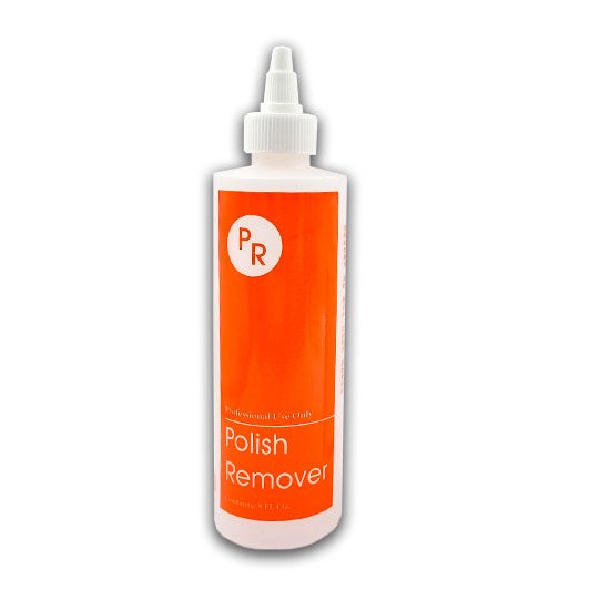 Printed Plastic Empty Bottle Polish Remover 8oz w/twist cap