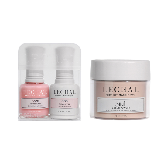 Lechat Perfect Match Pro Trio #08 Pirouette, 3pc Bundle