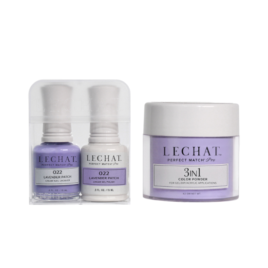 Lechat Perfect Match Pro Trio #22 Lavender Patch, 3pc Bundle