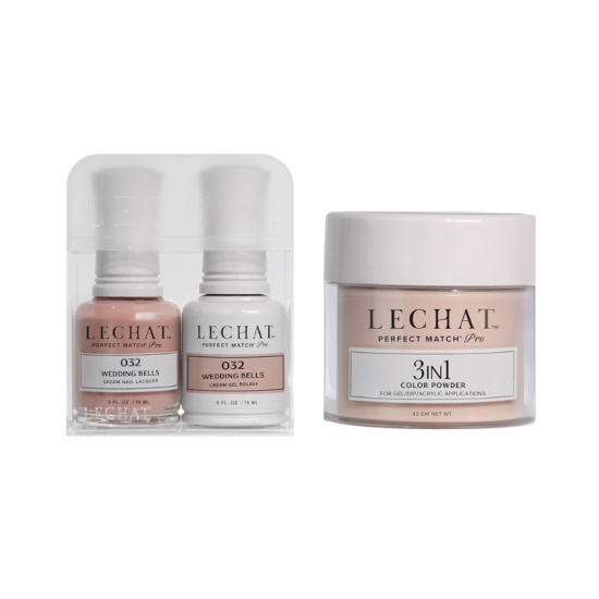 Lechat Perfect Match Pro Trio #32 Wedding Bells, 3pc Bundle