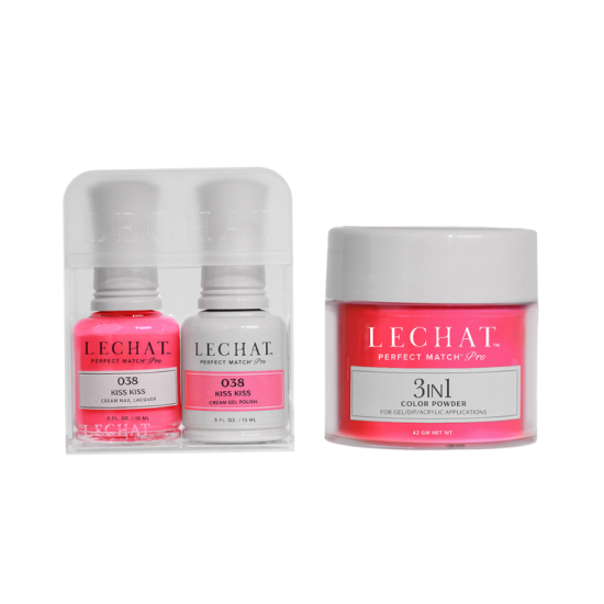 Lechat Perfect Match Pro Trio #38 Kiss Kiss, 3pc Bundle