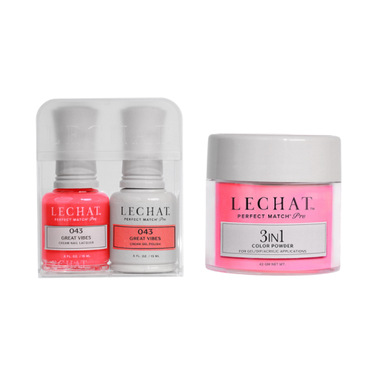 Lechat Perfect Match Pro Trio #43 Great Vibes, 3pc Bundle