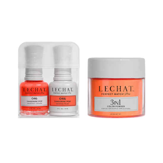 Lechat Perfect Match Pro Trio #46 Tangerine Pop, 3pc Bundle
