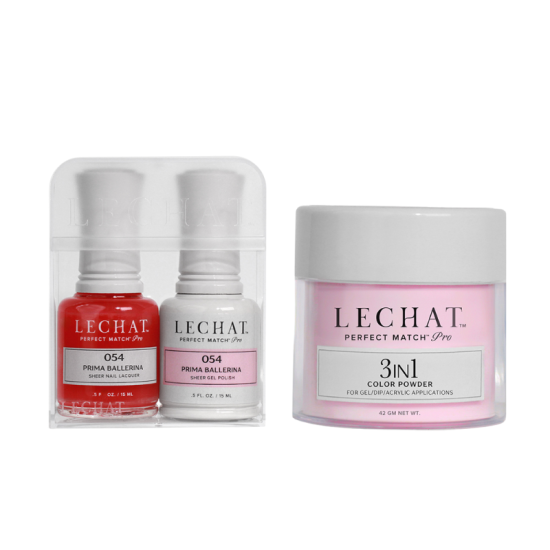 Lechat Perfect Match Pro Trio #54 Prima Ballerina, 3pc Bundle