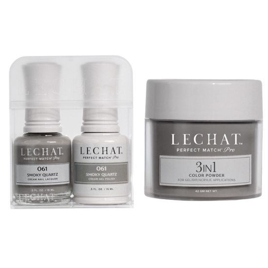 Lechat Perfect Match Pro Trio #61 Smokey Quartz, 3pc Bundle