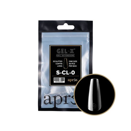 APRÉS  Sculpted Coffin Long Size 0, Refill Tips