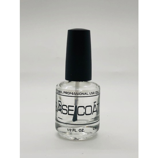 Empty Glass Bottle Printed Base Coat .5oz