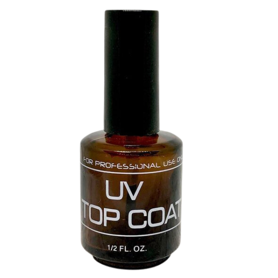 Empty Glass Bottle Printed UV/Top Coat .5oz