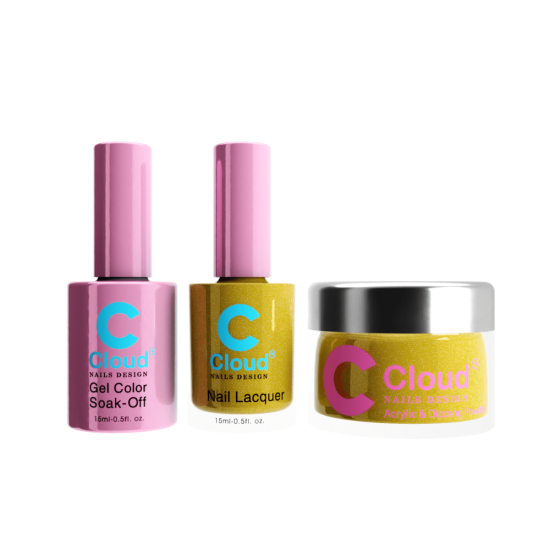 Chisel Cloud Dip, Gel & Polish #102 Florida, Trio Bundle