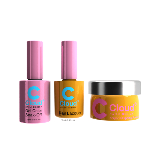 Chisel Cloud Dip, Gel & Polish #114 Florida, Trio Bundle