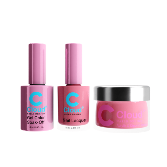 Chisel Cloud Dip, Gel & Polish #75 Florida, Trio Bundle