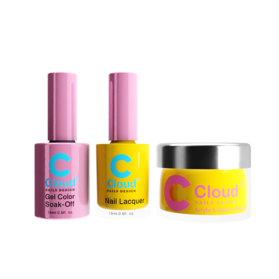 Chisel Cloud Dip, Gel & Polish #96 Florida, Trio Bundle