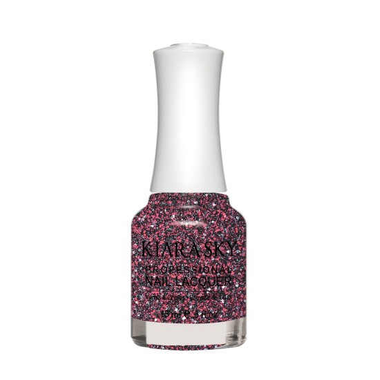 KiaraSky Nail Polish #464 Cherry Dust, 0.5 fl oz