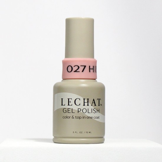 Lechat Gel Polish Hibiscus #27, No More Top Coat, 0.5 fl oz