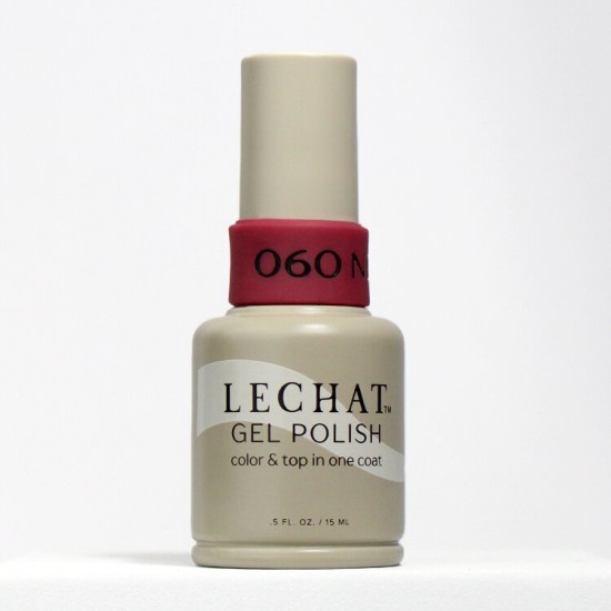 Lechat Gel Polish Need Wine #60, No More Top Coat, 0.5 fl oz