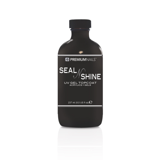 Premium Seal-N-Shine UV Gel Topcoat 8oz
