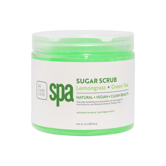 BCL SPA Sugar Scrub Lemongrass Green Tea, 16oz