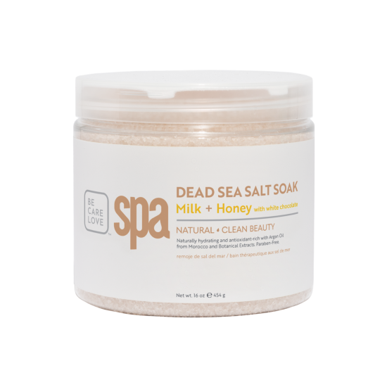 BCL SPA Dead Sea Salt Soak Milk Honey w/ White Chocolate, 16oz