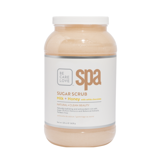BCL SPA Sugar Scrub Milk Honey with White Chocolate, 128oz
