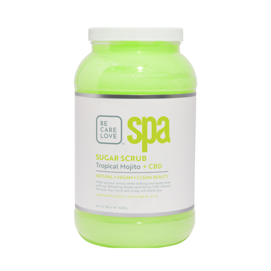 BCL SPA Sugar Scrub Mojito Mint CBD, 128oz
