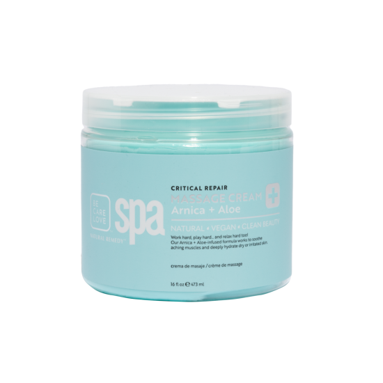 BCL SPA Massage Cream Critical Repair Arnica Aloe, 16oz