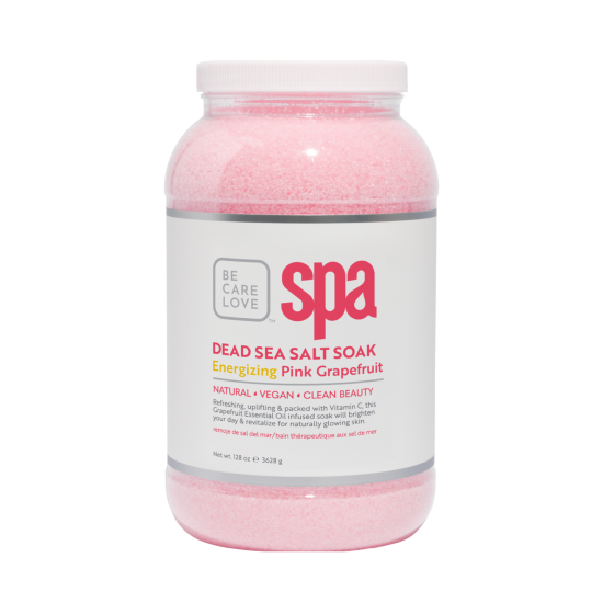 BCL SPA Dead Sea Salt Soak Pink Grapefruit Salt, 128oz