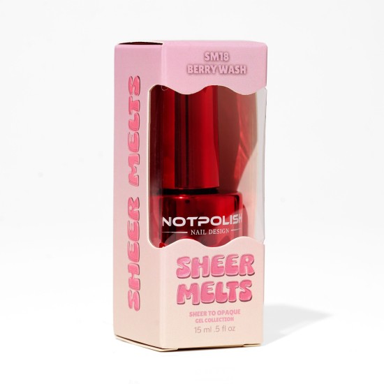NotPolish Sheer Melts #SM18 Berry Wash
