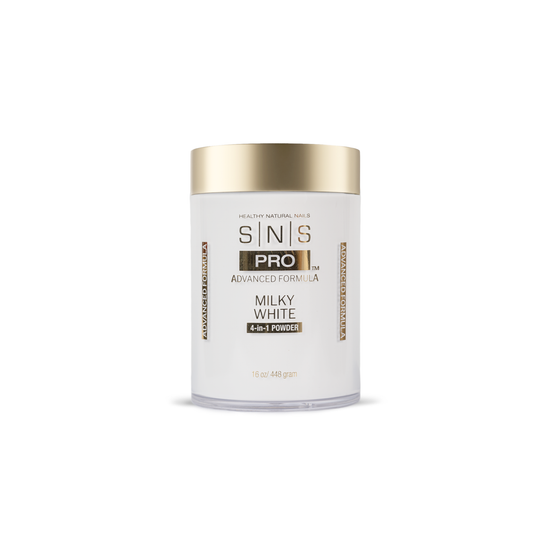 SNS 4-in-1 Pink & White Powder 16oz - Milky White