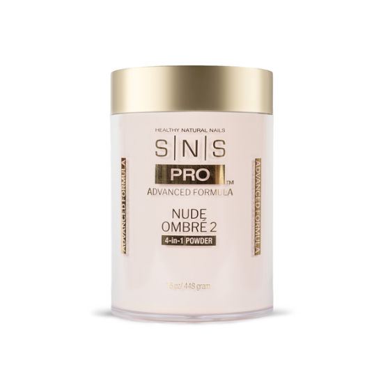 SNS 4-in-1 Pink & White Powder 16oz - Nude Ombre 2