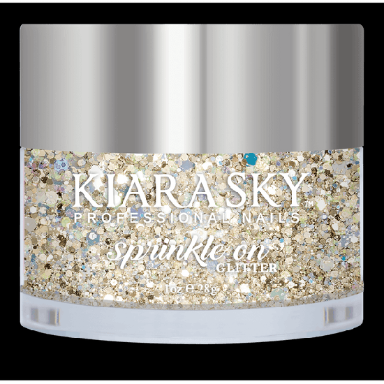 KiaraSky Sprinkle On Glitter #214 Golden Goddess, 2oz
