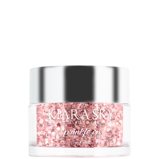 KiaraSky Sprinkle On Glitter #246 Rose Velvet, 2oz