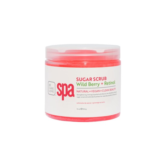 BCL SPA Sugar Scrub Wild Berry + Retinol 16oz