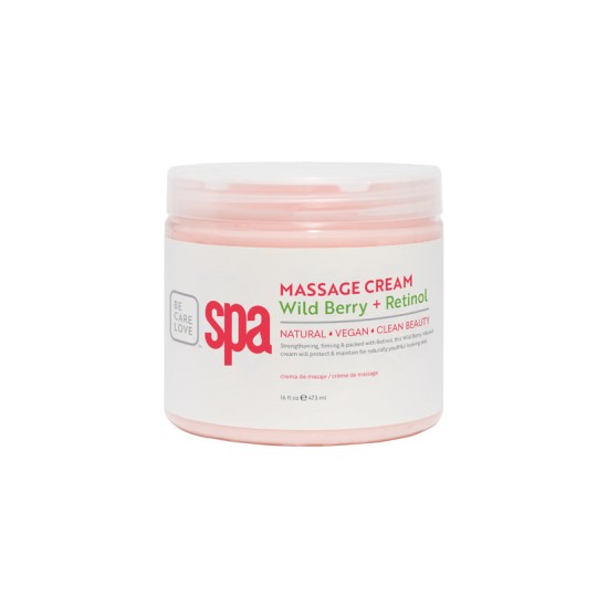 BCL SPA Massage Cream Wild Berry + Retinol 16oz