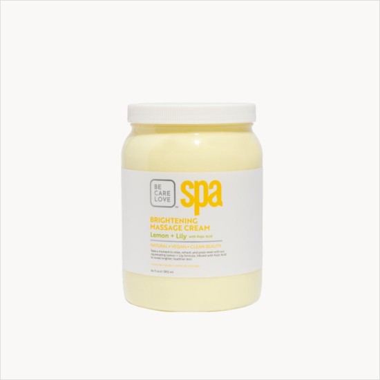 BCL SPA Massage Cream Brightening Lemon + Lily 64oz