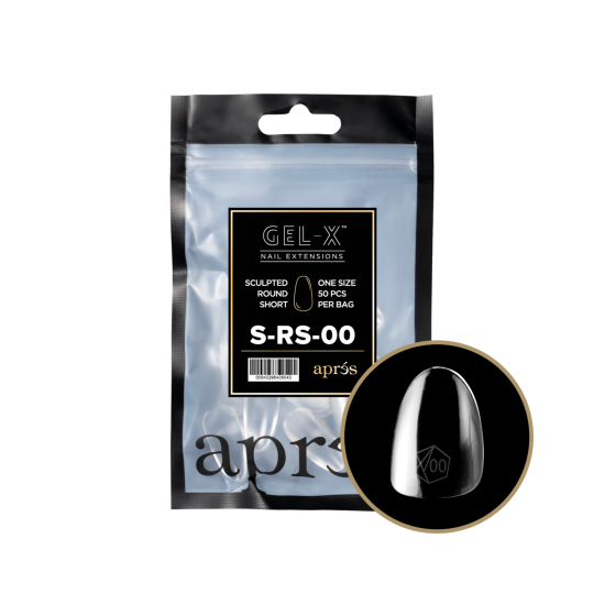 Apres Gel X Sculpted Round Short Size 00 Refill Tips