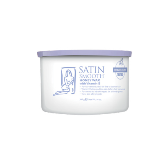 Satin Smooth Honey Wax With Vitamin E 14oz