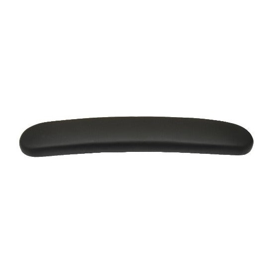 20" Armrest for Nail Table Long Black Straight