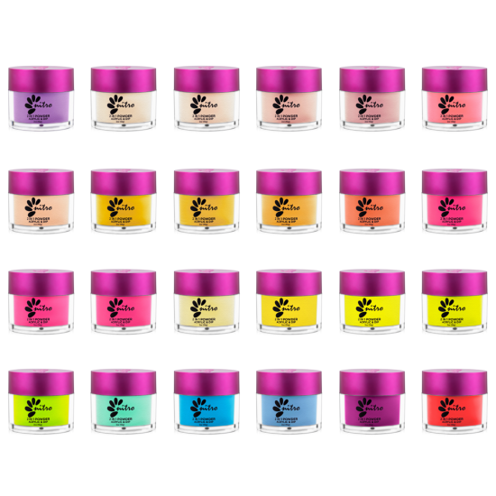Nitro Vibe Dip Powder Collection 24pc Bundle