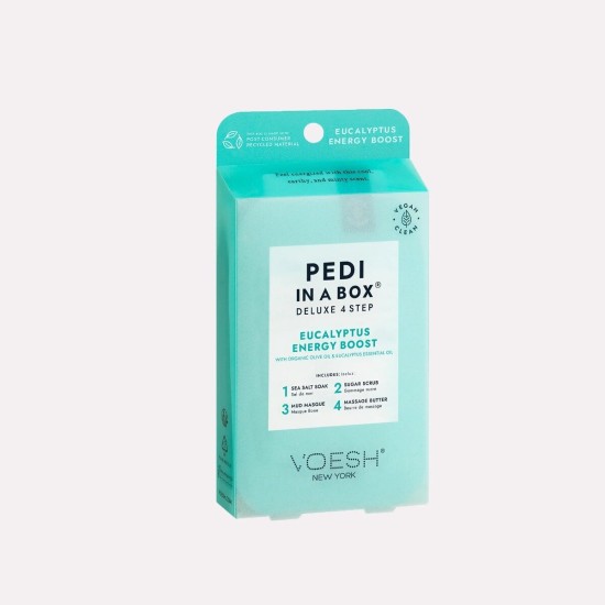 Voesh Pedi In A Box Eucalyptus Energy Boost 4 Step