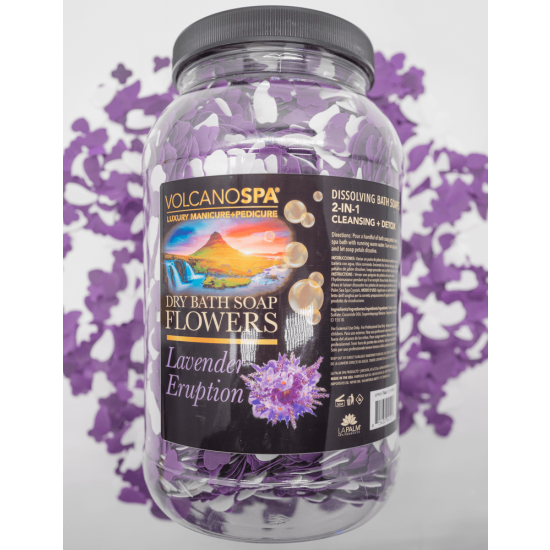 La Palm Spa Bath Soap Flowers Sweet Lavender Eruption, 1 Gal