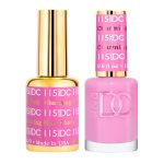 DND DC Pure Gel Polish Set #115 Charming Pink, 0.5 fl oz 