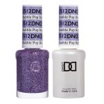 DND Gel Polish Set #512 Bubble Pop #Shimmer Purple, 0.5 fl oz