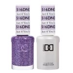 DND Gel Polish Set #516 Just 4 You #Shimmer Purple, 0.5 fl oz