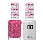 DND Gel Polish Set #517 Lollipop #Glitter Pink, 0.5 fl oz